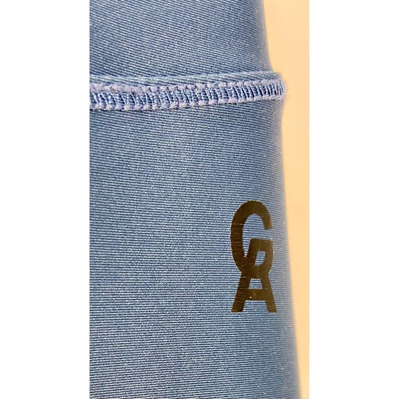 Good American Tonal Ombré Leggings - Sky Blue Leopard Print - Size 2 * WJ18 - Picture 6 of 8